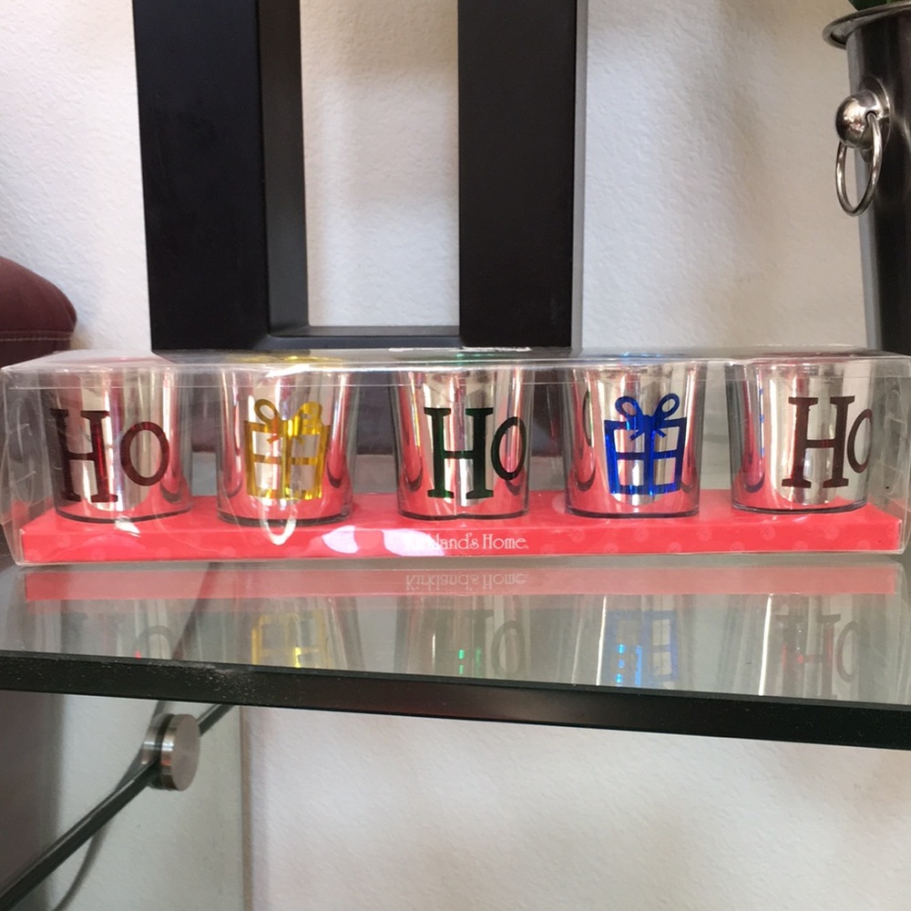 Christmas decor!new!candle holders/shot glasses/garnish glasses etc.!